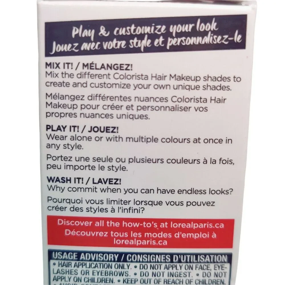L'oreal Colorista Pink #300‎ Hair Makeup Wash Out Brand New